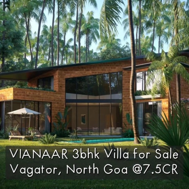 Vianaar 3 BHK Villa in Vagator, Goa for Sale - ₹7.5 CR-1