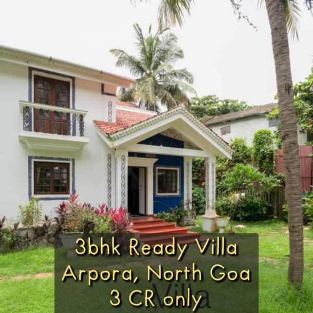 3 BHK Villa for Sale in Arpora, Goa - Fully Furnished ₹3 CR-1