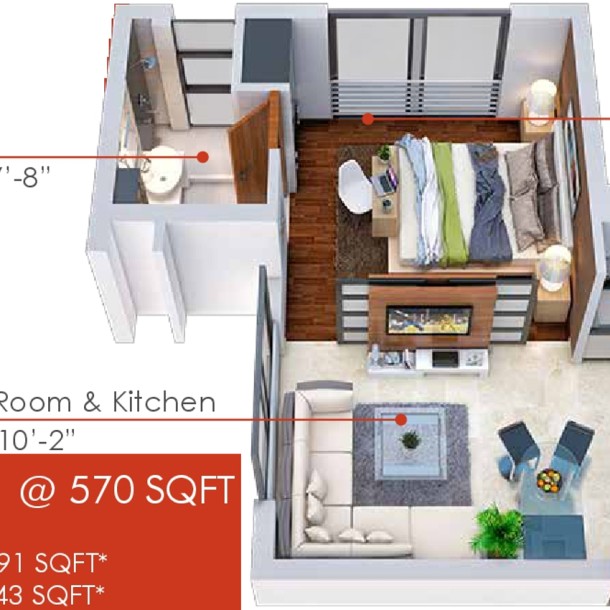 STUDIO APARMENT AVAILABLE FOR SALE IN WTC -QUAD BY SHARDA, TECHZONE -GREATER NOIDA-0