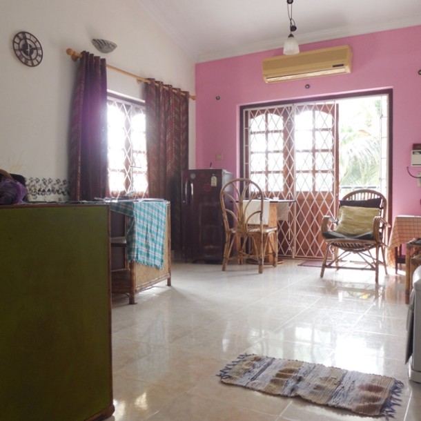 2 Bhk 100Sq.mts flat with open terrace for Sale in Calangute, North-Goa. (60L)-0