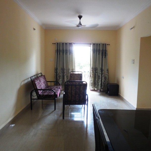 2Bhk 101sqmt flat Semi-furnished for Rent in Nerul-Verem, North-Goa.(32k)-0