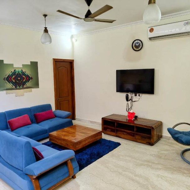 3 Bhk Twin Villa, 168sqmt furnished for Rent in Siolim, North-Goa.(1L)-0