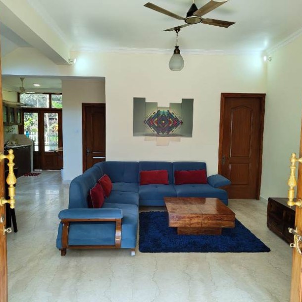 3 Bhk Twin Villa, 168sqmt furnished for Rent in Siolim, North-Goa.(1L)-1