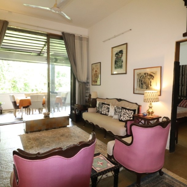 3Bhk Luxury Furnished Valley view Villa for Rent in Porvorim, North-Goa. (1.25L)-2