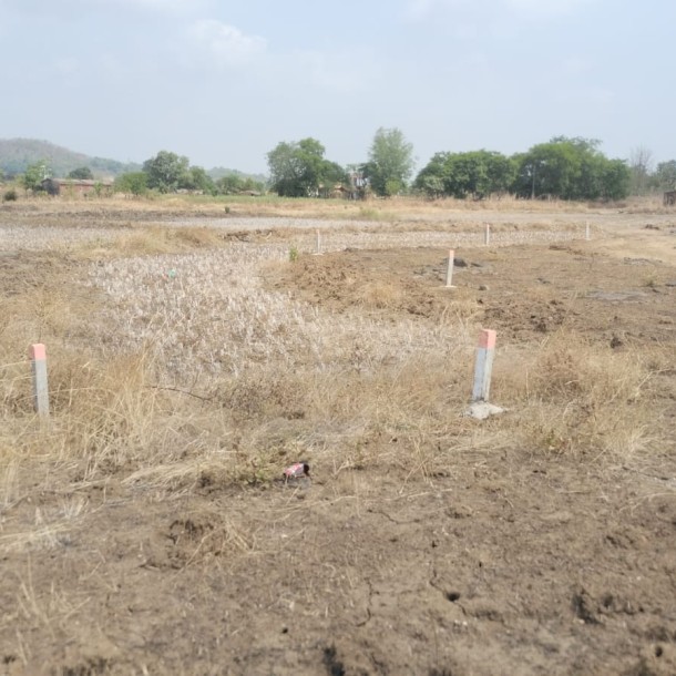 Agriculture land 34 goontha near river near Shelu near karjat-2