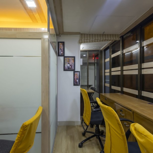 Modern Office for Rent: 1550 sq.ft., Vile Parle East, M.G. Road - Internet, Cabins, Conference Room-12