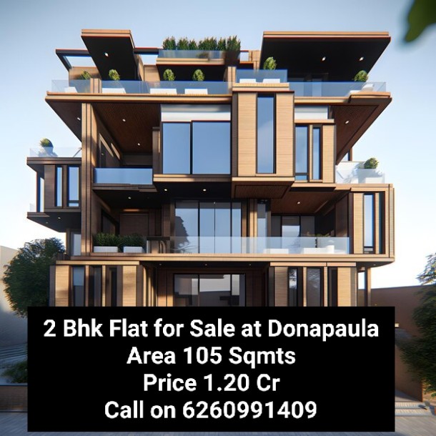 2 Bhk Flat for Sale at Donapaula-0