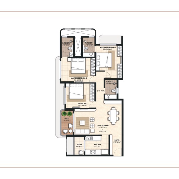 2BHK@1.10Cr onw. at Lodha Panache hinjewadi Phase 1 Pune-3