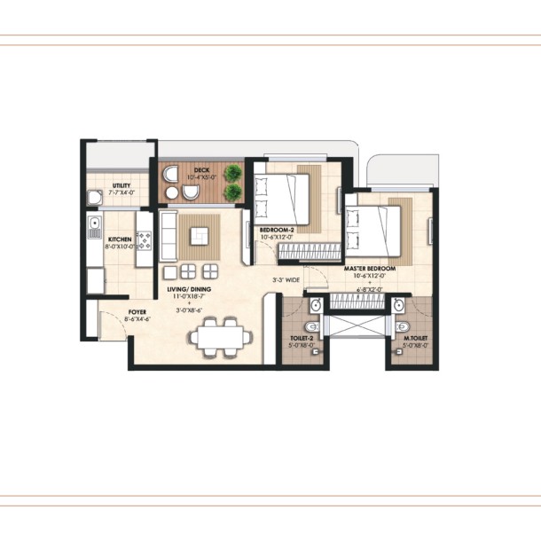 3BHK@1.35Cr onw. at Lodha Panache hinjewadi Phase 1 Pune-3