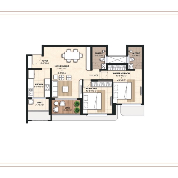 3BHK@1.35Cr onw. at Lodha Panache hinjewadi Phase 1 Pune-4