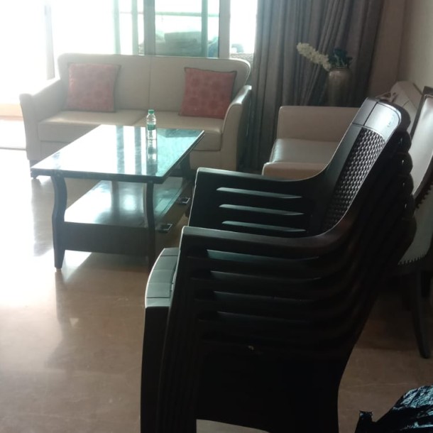 Rent a Comfortable 3BHK Semi-Furnished Flat in DB Woods-4