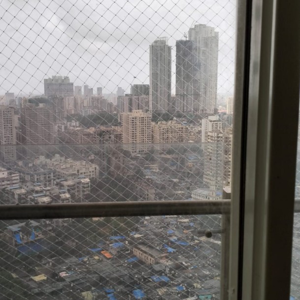 Rent a Comfortable 3BHK Semi-Furnished Flat in Goregaon east  JP Decks Blue-0