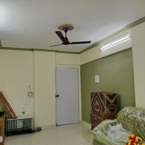 Rent a Comfortable 1BHK Semi-Furnished Flat in  Kshitij CHS-7