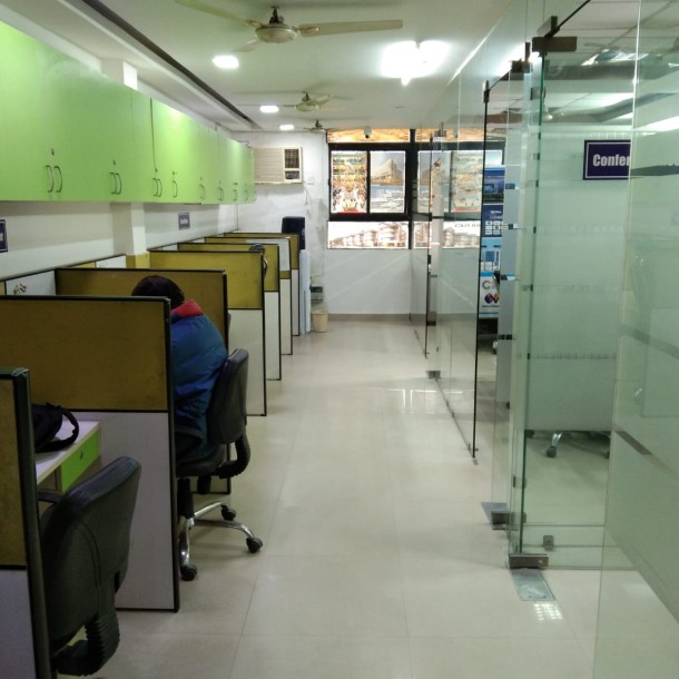 500 Sq Ft. Fully Furnished Office Space for Rent in Sector 19 Market Faridabad-2