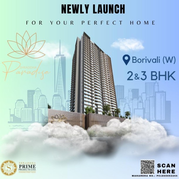 Shraddha Paradise Borivali West: Luxurious 3BHK Flats for ₹2.78 Cr, Possession by June 2026-1