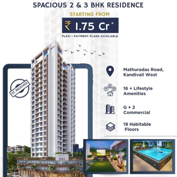 Codename Upgrade: Premium 3BHK Flats in Kandivali West – 976 sq ft at ₹2.80 Cr | Possession 2025-1