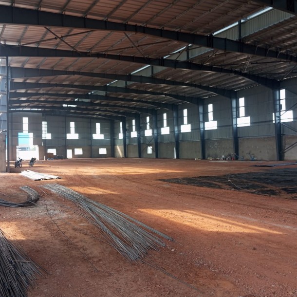 80,000 Sq. Ft. Industrial Shed for Rent in Prithla, & RCC Admin Block.-1