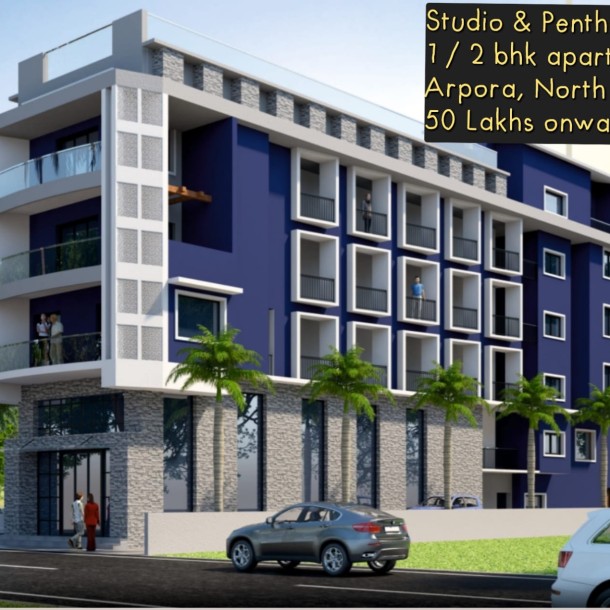 Studios & 1/2 BHK Apartments in Arpora, Goa - Starting ₹50 Lakh-2