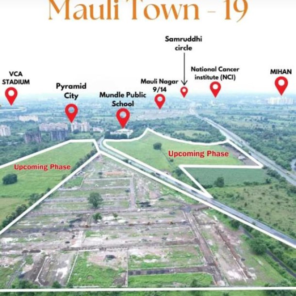 Mauli Infratech - NMRDA Sanctioned RL Plots near VCA Stadium, Wardha Road Nagpur-3