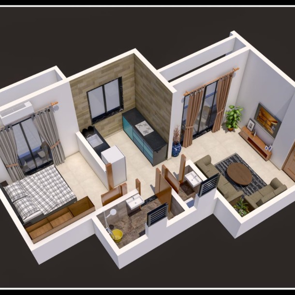 Affordable 1BHK Flats by Palghar Developers - Prime Location, Modern Amenities, Possession March 2025-4