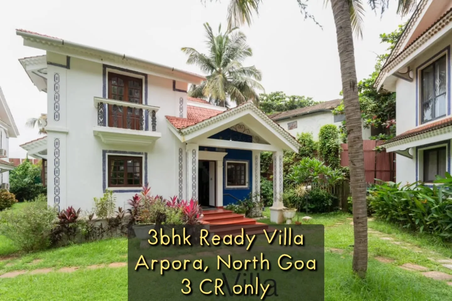3 BHK Villa for Sale in Arpora, Goa - Fully Furnished ₹3 CR