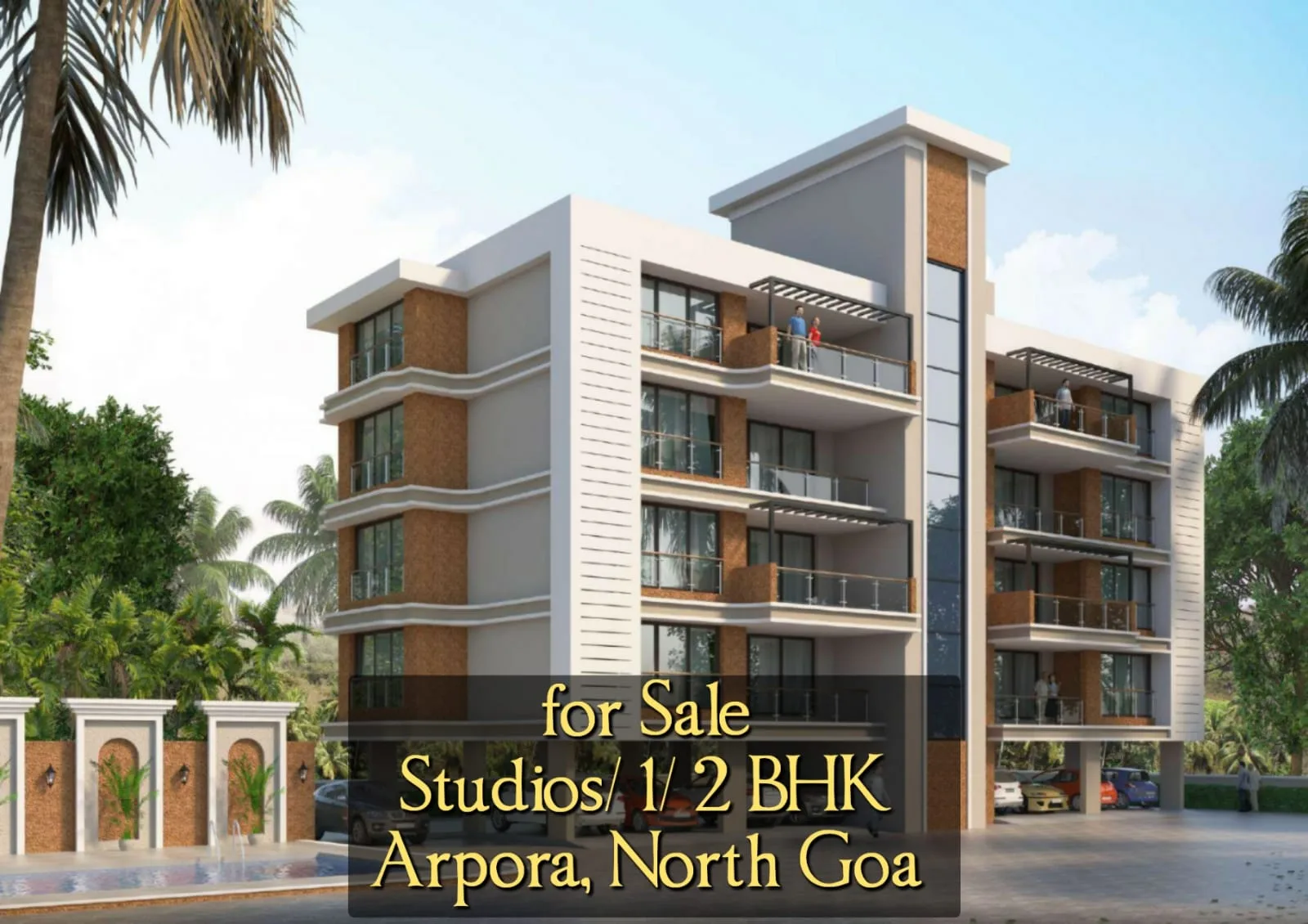 Studios & 1/2 BHK Apartments in Arpora, Goa - From ₹54 Lakh
