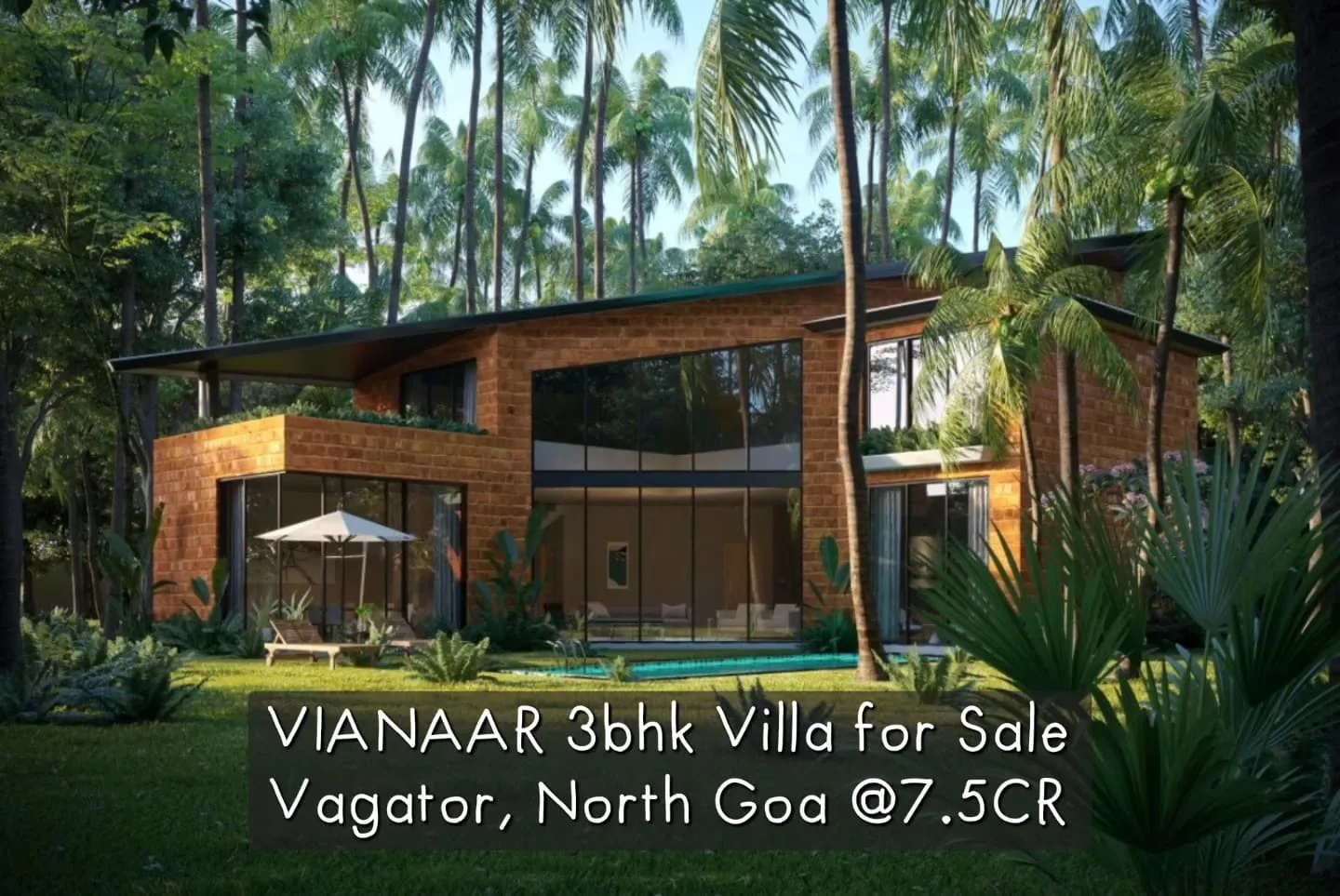 Vianaar 3 BHK Villa in Vagator, Goa for Sale - ₹7.5 CR