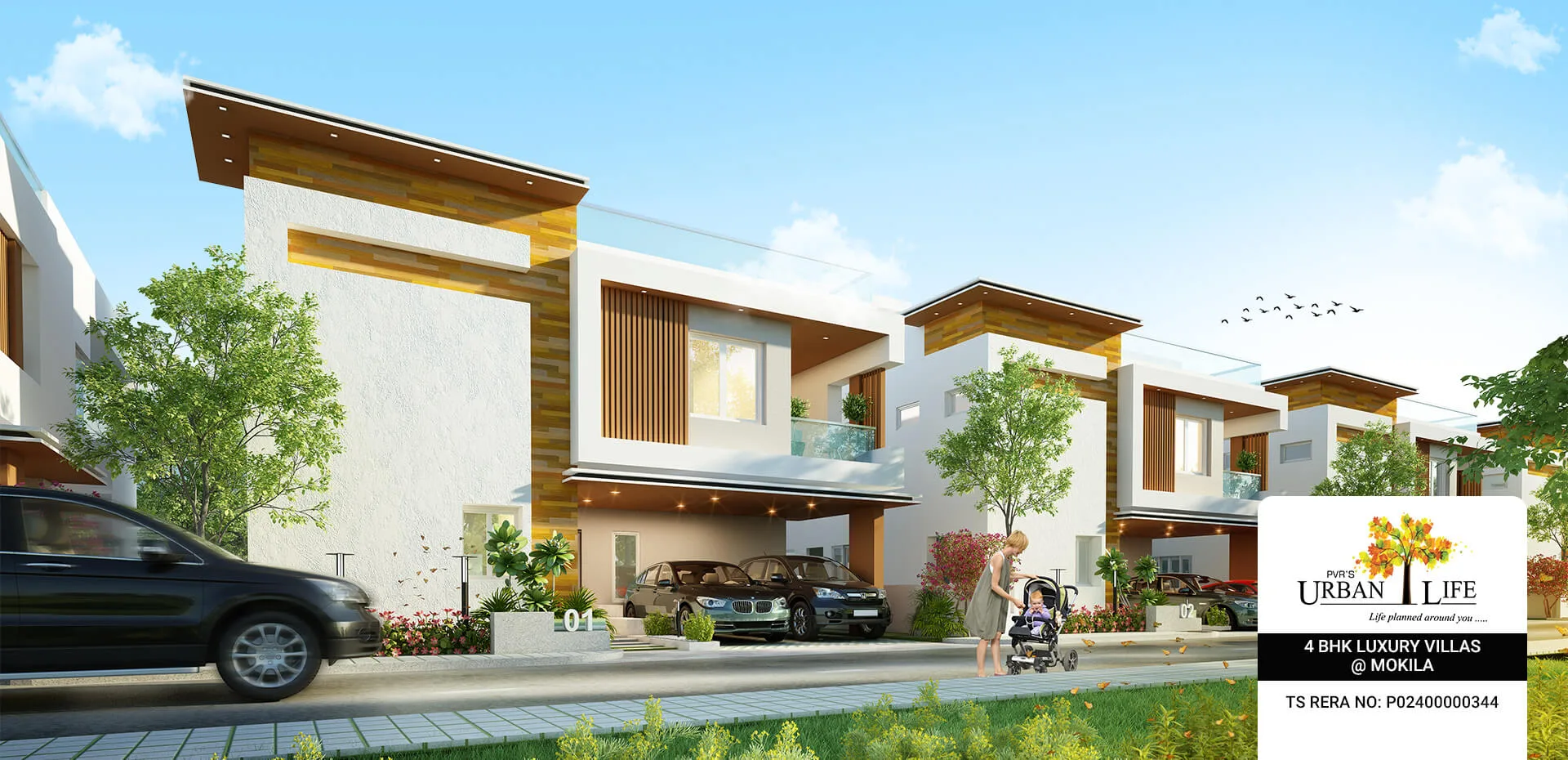 PVR URBANLIFE GATED COMMUNITY VILLAS FOR SALE AT SHANKERPALLY MOKILA ROAD