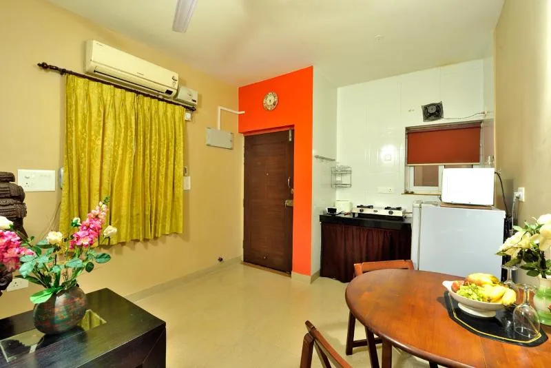 1 Bhk 60sqmt flat Pool facing for sale in Arpora, North-Goa.(85L)