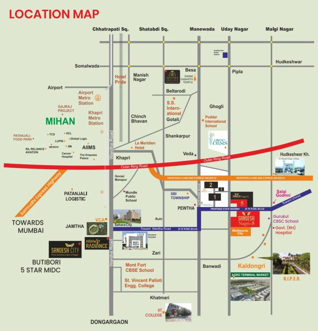New Residential & Commercial Plots in Pewtha, Nagpur | NMRDA Sanctioned