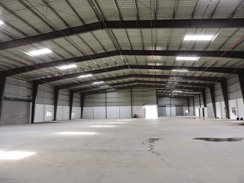 18,000 Sq. Ft. Well-Maintained Shed/Factory for Long-Term Lease on Mathura Road.