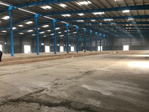18,000 Sq. Ft. Well-Maintained Shed/Factory for Long-Term Lease on Mathura Road.