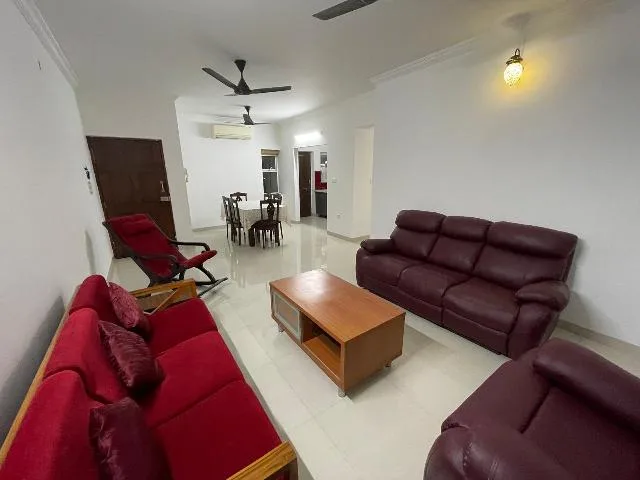 2 Bhk 120sqmt flat furnished for Rent in Duler –Mapusa, North-Goa.(50k)