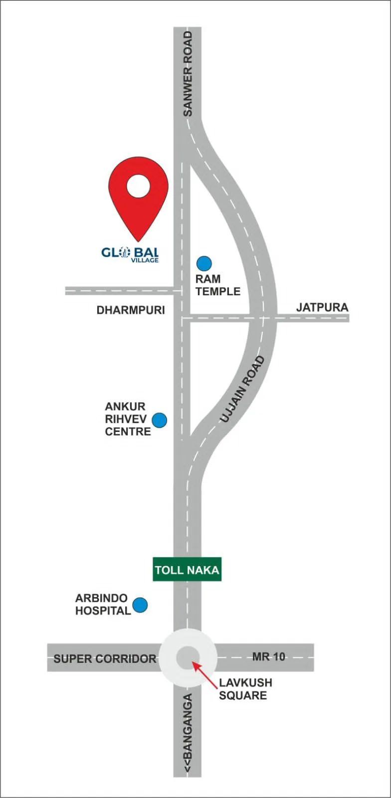 Plot Indore Ujjain Road