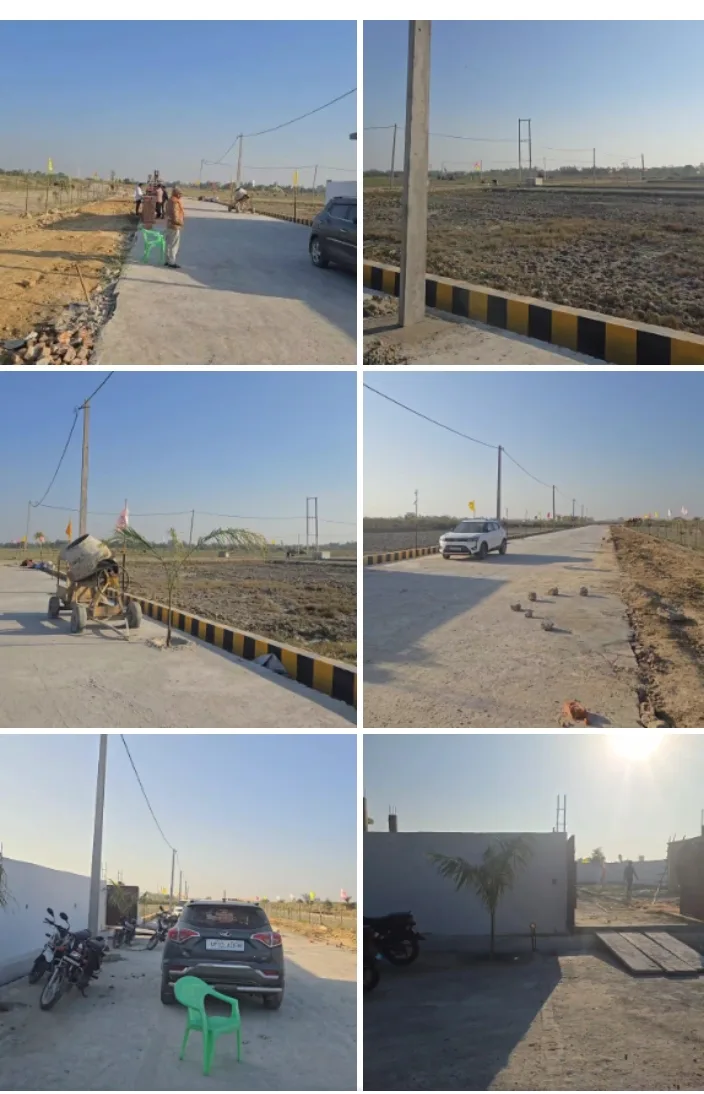 Lucknow sultanpur road kishan path jel road dream project