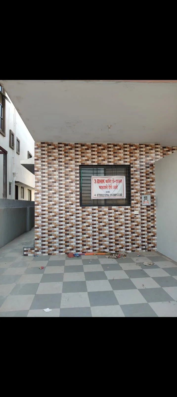 3BHK Row House for Rent in Nashik with Parking, 3 Bathrooms & Water Tank