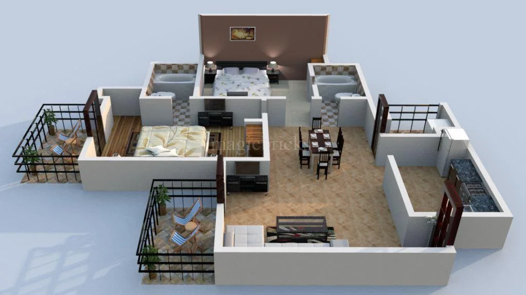 3 BHK for Sale in Piyush Heights, Sector-89 Faridabad | Semi-Furnished Homes