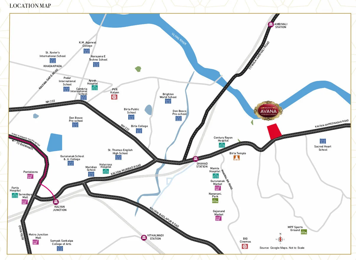 3 BHK for sale in Regency Avana, Shahad - Kalyan west