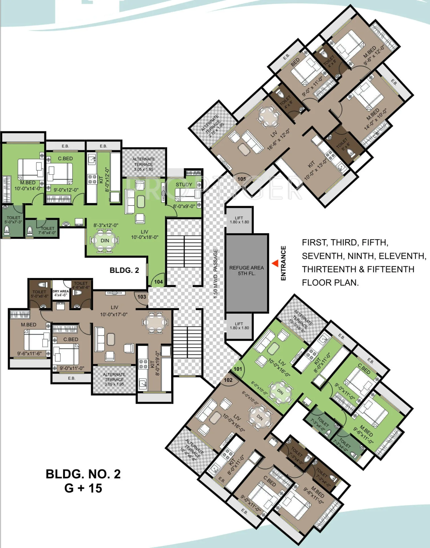 2 BHK for sale in Urbanville, Khadakpada, Kalyan - West