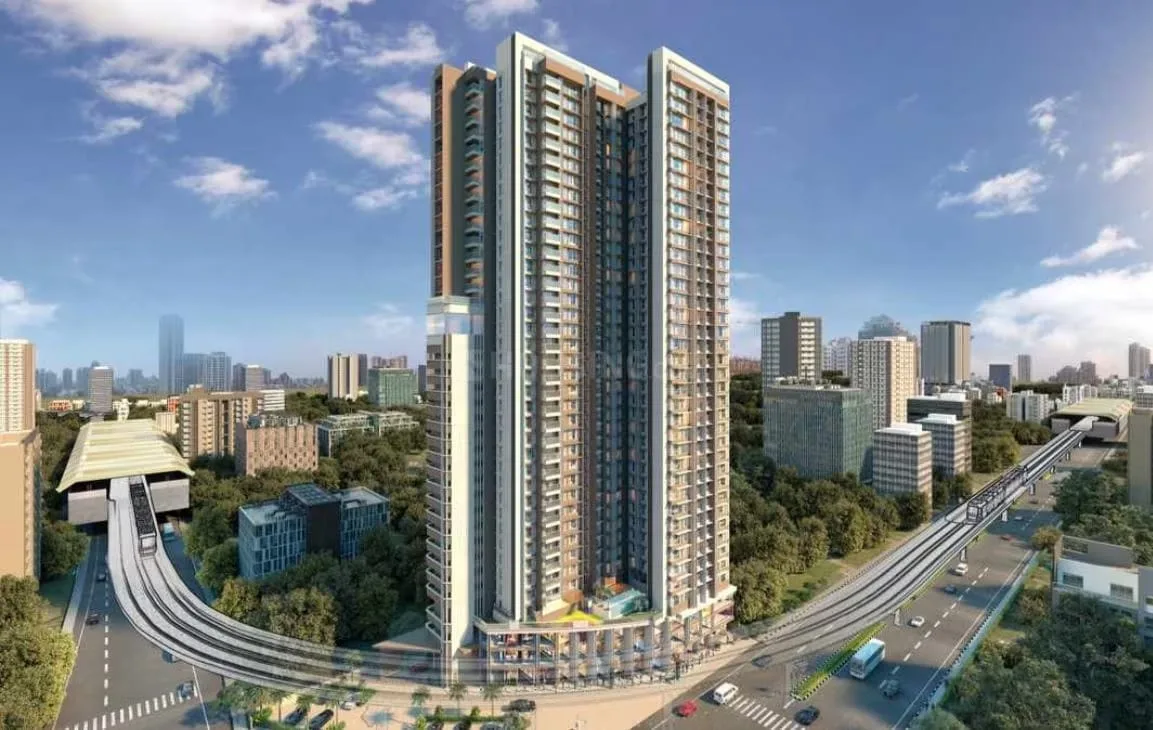 Sunbeam, Andheri West: 2BHK 653 sqft Flat with Balcony in G+40 Tower | Book Now!